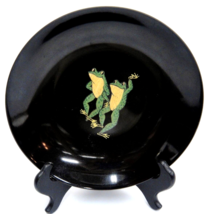 Couroc of Monterey Dancing Frogs Shallow Bowl 7.75&quot; Mid-Century - £15.02 GBP