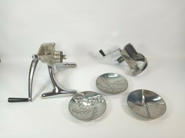 Vintage MAGIC HOSTESS Combination Deluxe Meat Grinder and Salad Chef Slicer - £19.75 GBP