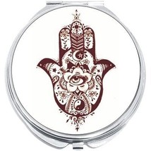 Hamsa Hand Eye Compact with Mirrors - Perfect for your Pocket or Purse - £9.25 GBP