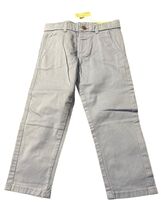 Mayoral Boys Light Gray Cotton Chino Pants Size 24M With Button &amp; Pocket... - $29.43 CAD