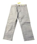 Mayoral Boys Light Gray Cotton Chino Pants Size 24M With Button &amp; Pocket... - $29.43 CAD