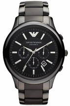 Armani AR1452 Men´s Black Ceramica Chronograph Bracelet Watch - £126.29 GBP
