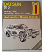 Datsun 510 1978-1981 Haynes 430 Automotive Repair Manual (1989) - €16,76 EUR