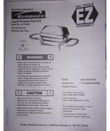 Sears Kenmore Liquid Propane Gas Grill 2003 Manual - $2.72 CAD