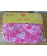 WaterWear Multi Use Disposable  Swim Diapers Small 6 12 Mos Pink  Floral - £4.58 GBP