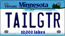 Tailgtr Minnesota Novelty Mini Metal License Plate Tag - £11.94 GBP