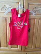 women&#39;s red sleeveless top by roxy size medium - £15.02 GBP