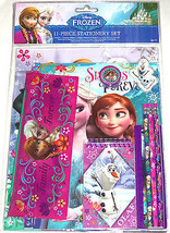 Disney Frozen Elsa Stationary School Supply Pencil Notetbook Sharpner Ru... - $24.95