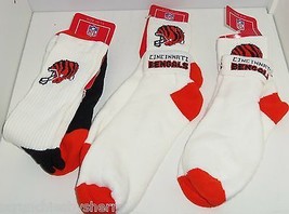 Mens Sport Novelty Socks For Bare Feet 10-13 NFL Bengals Giants Raiders New - £11.76 GBP