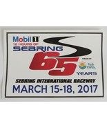 2017 Mobil1 12 Hours of Sebring 65 Years Sticker - £2.39 GBP