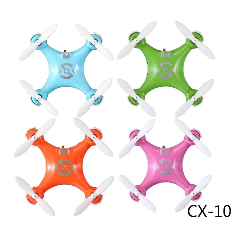 CX-10 RC Drone Pocket 4CH Mini Drone 6 Axis Gyro Helicopter Toys Mini Qu... - $32.52