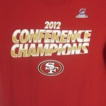 S.F. 49er&#39;s Medium Graphic-Tee Shirt Nike 2012 Conference Champions Shor... - £24.07 GBP