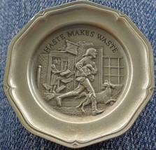 Haste Makes Waste... - Franklin MInt Miniature Collectible Plate - VGC BRONZE - £7.01 GBP
