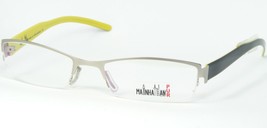 Mainhattan By Avm 8222 13 Matte SILVER-IVORY /BLACK Eyeglasses Frame 51-19-140mm - £93.87 GBP
