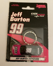 Jeff Burton 99 Diecast Metal Car Keychain Key Chain - £7.86 GBP