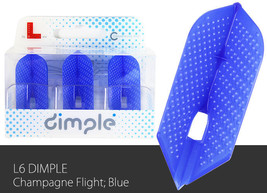L-Style Slim L6d Dimple Champagne Flights - Blue - £5.89 GBP
