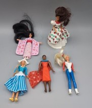 McDonalds Barbie International Happy Meal Toys Complete Set 5 1995 Kenya Japan  - £11.39 GBP