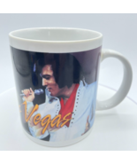 Elvis Presley Coffee Tea Mug Viva Las Vegas Cup Vintage - $7.59