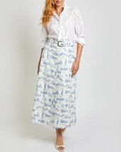 Joyce Met Rachie the clara skirt in Signature Blue/Voyage Print - $251.00