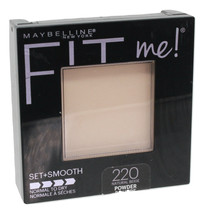 Maybelline New York Fit Me Set+Smooth Natural Beige Pressed Powder 0.3oz Compact - $8.90