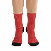Snow Little Dots Flame Scarlet II DTG Socks - £18.84 GBP