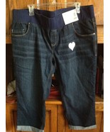 Sandy &amp; Marcie&#39;s Maternity Capris Denim Sizes M 8-10, S 4-6 - $17.00
