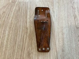 Vintage AWP Leather Pistol Holster Belt Holder Brown - $21.51