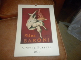 19&quot; x 13 3/8&quot; Vintage Italian Advertising Posters 2001 Calendar Milan It... - $29.99