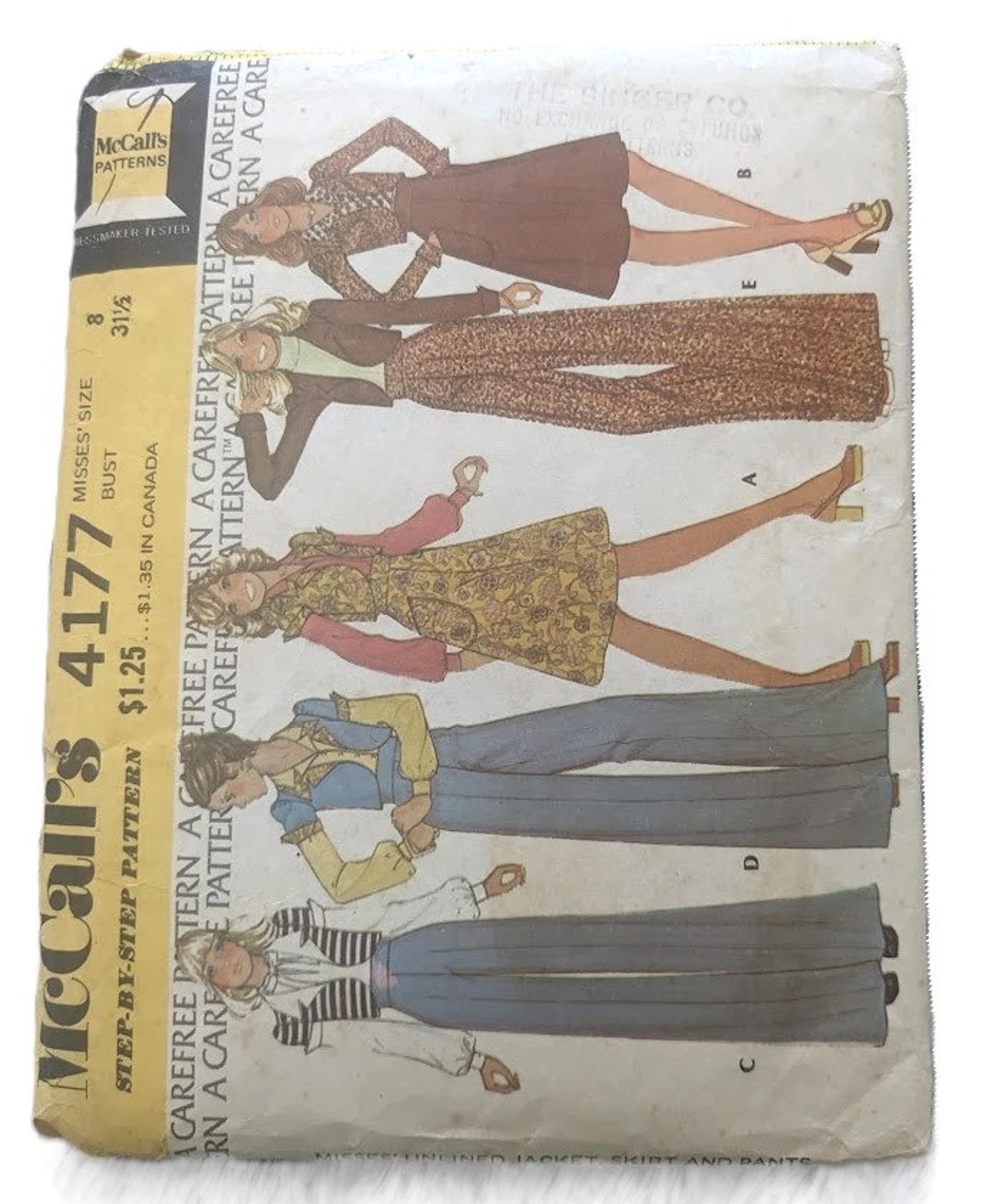 8/31.5 VINTAGE 1970s SEWING PATTERN McCalls 4177 Coordinates Separates - €0,00 EUR