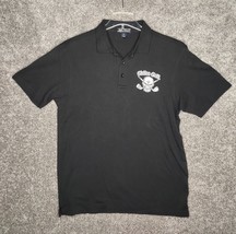 Tattoo Golf Polo Shirt Mens XL Black Cotton Back 9 - Tattoo Aggressive Golf Wear - £21.54 GBP