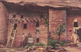 Manitou Springs Colorado CO Spruce Tree House &amp; South Ruins Postcard D15 - £2.35 GBP