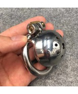 40mm/1.6inch Length Male Chastity Stainless Steel Super Short Metal Cock... - $40.00+