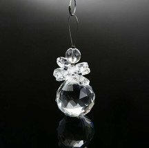 5Pc Crystal Ball 30mm Chandelier Lamp Prism Pendant DIY Hanging Suncatcher Decor - £10.38 GBP