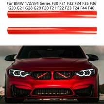 Fits BMW Red Grill Bar V Brace F36 4 Series Front Grille Trim Strips Cover - $12.99