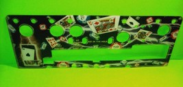 World Poker Tour Original Nos Arcade Pinball Machine Playfield Plastic #1 - £35.45 GBP