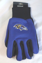 NFL Baltimore Ravens Utility Gloves Purple w/ Black Palm by FOCO - $10.99