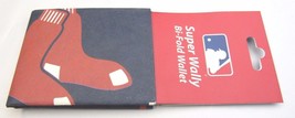 Mlb Super Wally BI-FOLD Wallet Made Of Du Pont Tyvek - Boston Red Sox - $8.99