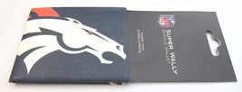 Nfl Super Wally BI-FOLD Wallet Made Of Du Pont Tyvek - Denver Broncos - £7.16 GBP