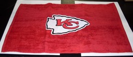 NFL Kansas City Chiefs Sports Fan Towel Red 15" by 25" by WinCraft - £13.57 GBP