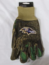 NFL Baltimore Ravens Camouflage No Slip Utility Gloves McArthur - £10.94 GBP