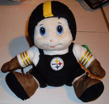 NFL Pittsburgh Steelers 8&quot; Plush Mascot with Helmet by SC Sports - £14.91 GBP