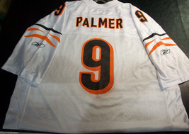 New NFL Cincinnati Bengals Carson Palmer #9 Away Chase Reebok Jersey Adu... - £31.04 GBP