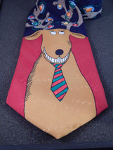 Hallmark Christmas Tie Reindeer Wearing Tie with Multi-Colored Lights in Antlers - £9.88 GBP