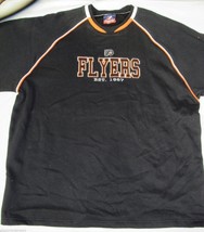 NHL Philadelphia Flyers Embroidered Black Crew Neck Sweatshirt X-Large M... - £23.94 GBP