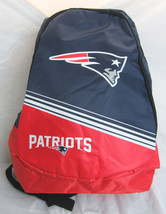 NFL New England Patriots 2015 Stripe Core Logo Backpack by Forever Colle... - £20.74 GBP
