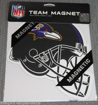 NFL Baltimore Ravens 8 inch Auto Magnet Helmet Shaped by Fremont Die - $14.99
