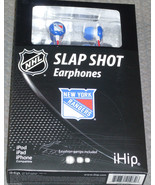 NHL New York Rangers Team Logo on Earphones / Ear Buds by iHip - £7.82 GBP