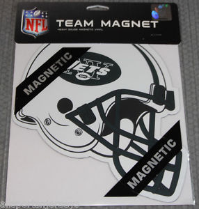 NFL New York Jets 8 inch Auto Magnet Helmet Shaped by Fremont Die - £7.92 GBP