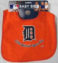 MLB DETROIT TIGERS INFANT BABY BIB ALL ORANGE by WinCraft - £10.97 GBP