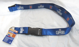 NBA Los Angels Clippers Primary Alt Logos Blue  Lanyard Detachable Buckle 23&quot;X1&quot; - £7.58 GBP